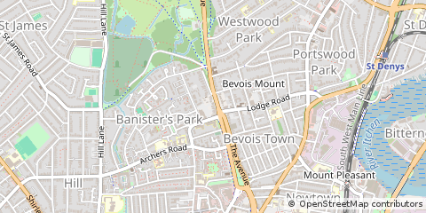 Map of Southampton, Hampshire