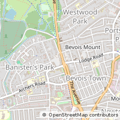 Map of Southampton, Hampshire