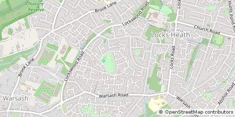 Map of Southampton, Hampshire
