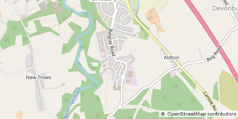 Map of Lesmahagow