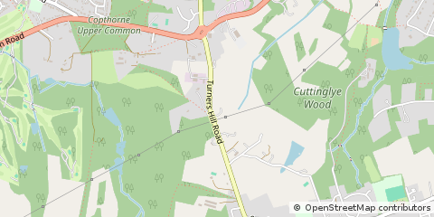 Map of Crawley Down