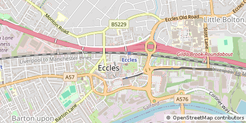 Map of Manchester