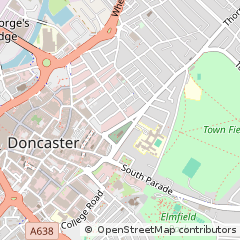 Map of Doncaster