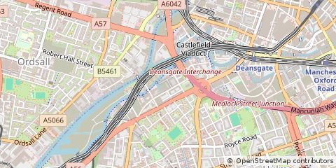 Map of Manchester