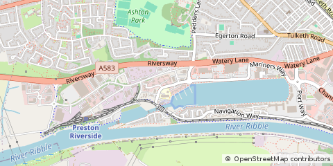 Map of Preston