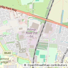 Map of Oakham, Rutland