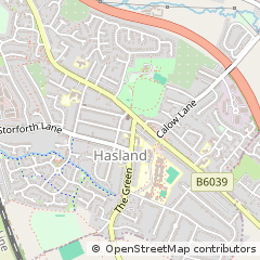 Map of Chesterfield, Derbyshire