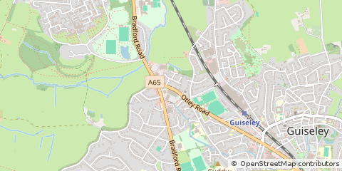 Map of Leeds, West Yorkshire