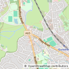 Map of Leeds, West Yorkshire