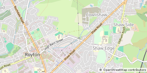 Map of Oldham