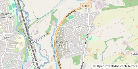 Map of Nottingham