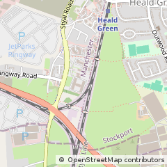 Map of Manchester, Cheshire