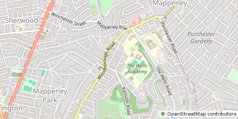 Map of Nottingham