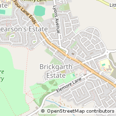 Map of Houghton LE Spring