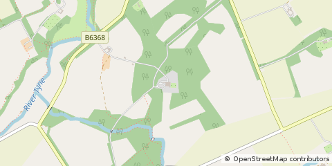 Map of Haddington, East Lothian