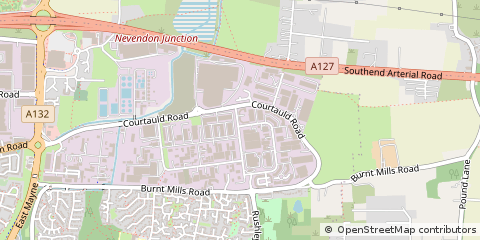 Map of Basildon