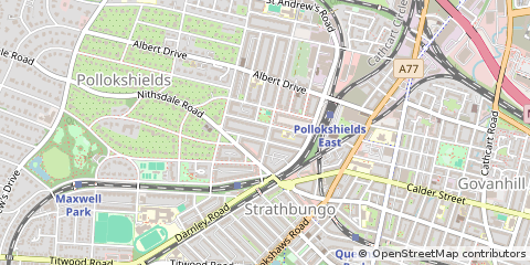 Map of Glasgow