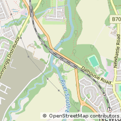 Map of Dalkeith, Midlothian