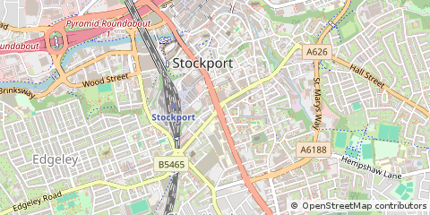 Map of Stockport
