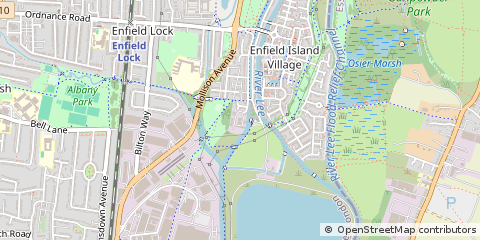 Map of Enfield
