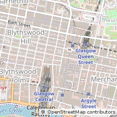 Map of Glasgow