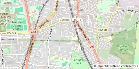 Map of Manchester