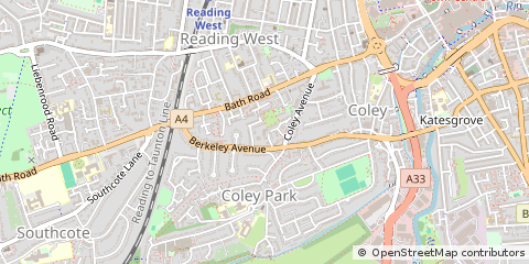 Map of Reading