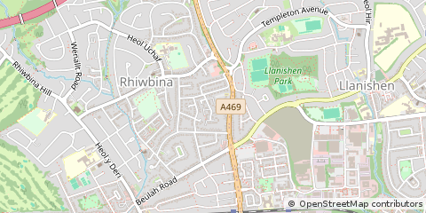 Map of Cardiff