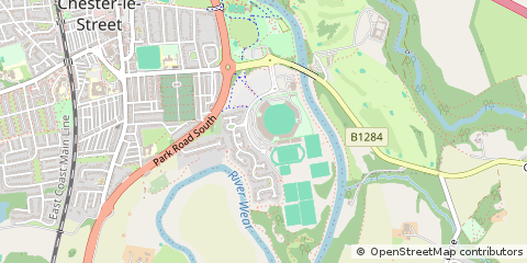 Map of Chester LE Street, Durham