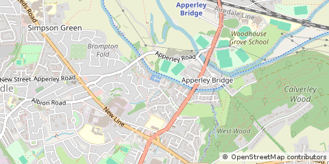 Map of Bradford