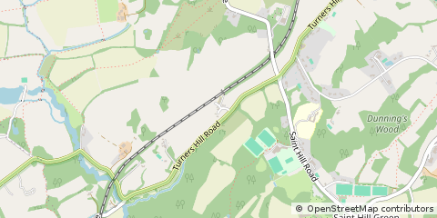 Map of East Grinstead, West Sussex