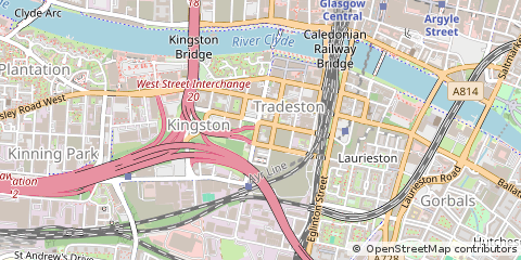 Map of Glasgow