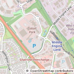 Map of Wallsend, Tyne and Wear