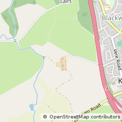 Map of Lesmahagow, Lanarkshire