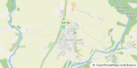 Map of Kingsbridge, Devon