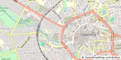 Map of Coventry