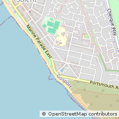 Map of LEE-on-the-Solent, Hampshire