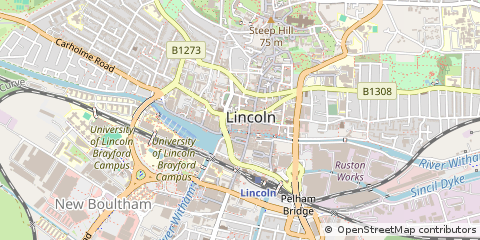 Map of Lincoln