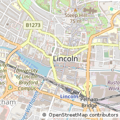 Map of Lincoln