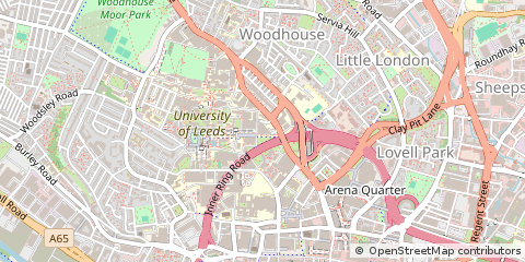 Map of Leeds
