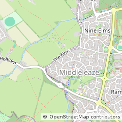 Map of Swindon