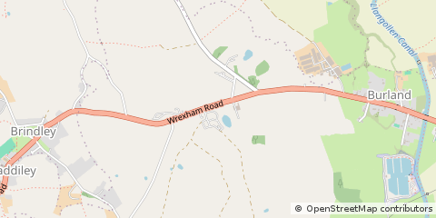 Map of Nantwich, Cheshire
