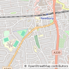 Map of Newbury, Berkshire