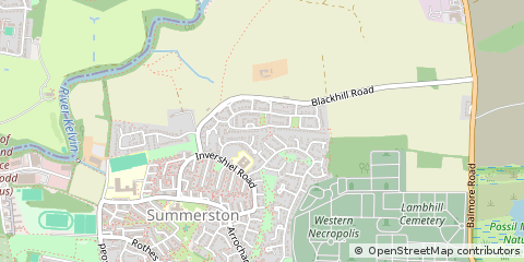 Map of Glasgow, Lanarkshire