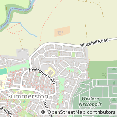 Map of Glasgow, Lanarkshire