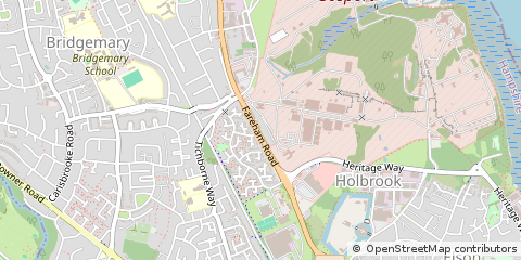Map of Gosport, Hampshire