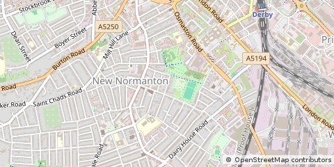 Map of Derby