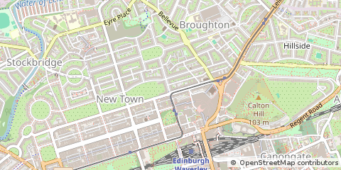 Map of Perth, Tayside