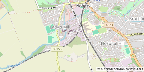 Map of Dunfermline