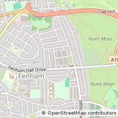 Map of Newcastle Upon Tyne